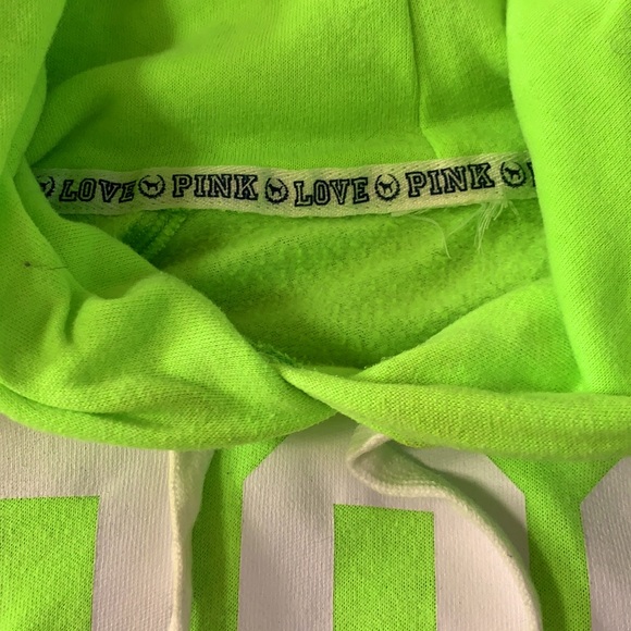 VS PINK NEON GREEN SWEAT SET WOMENS - Picture 5 of 13